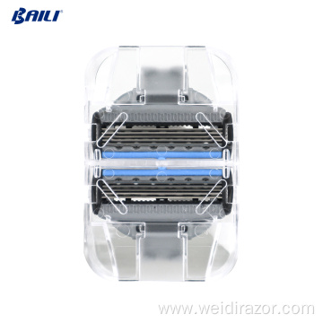 Best shaving razor blade system five blades customized